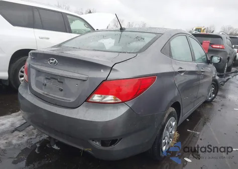 2016 Hyundai Accent Se из США, поврежденный, VIN KMHCT4AEXGU104242